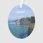 Ierland's Cliffs of Moher Ornament (voorkant)
