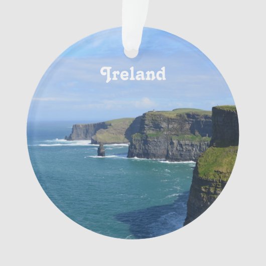 Ierland's Cliffs of Moher Ornament (voorkant)