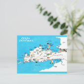 Ierland's Schiereiland Dingle Vintage Kaart (Staand voorkant)