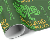 Iers aangepast magazijnpapier voor Shamrock Cadeaupapier (Rol Hoek)