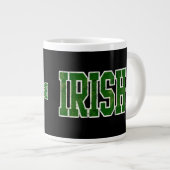 Iers-achtig, grappig St. Patrick's Day Grote Koffiekop (Voorkant rechts)