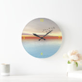 Iers afbeelding voor Acryl Wall Clock Grote Klok (Huis)