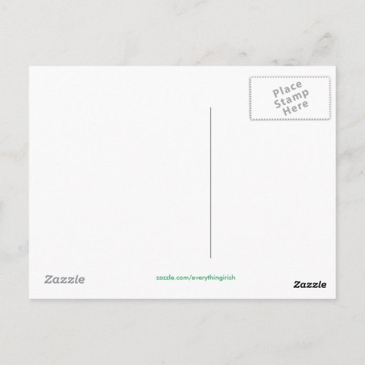 Iers afbeelding voor briefkaart (Achterkant)