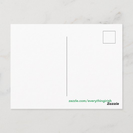 Iers afbeelding voor Briefkaart (Achterkant)