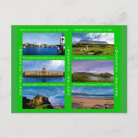 Iers afbeelding voor briefkaart (Voorkant)