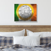 Iers afbeelding voor gewikkeld doek canvas afdruk (Insitu (Slaapkamer))