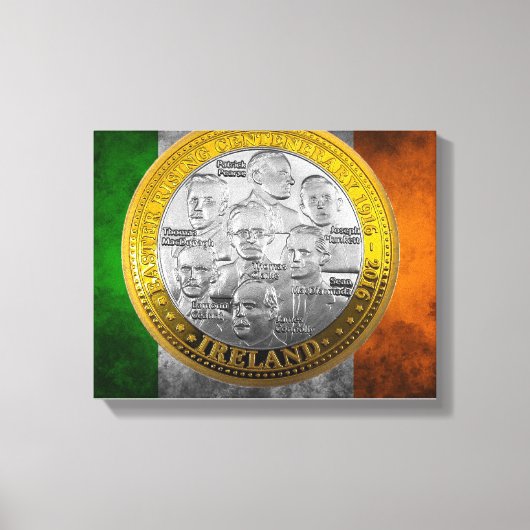 Iers afbeelding voor gewikkeld doek canvas afdruk (Voorkant)