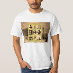 Iers afbeelding voor heren-T-Shirt-White T-shirt