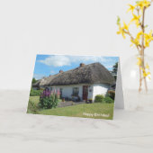 Iers afbeelding voor het wenskaart van Birthday Kaart (Gele Bloem)