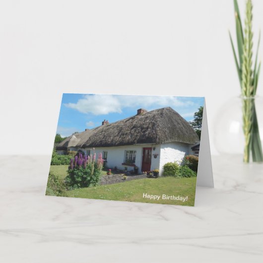 Iers afbeelding voor het wenskaart van Birthday Kaart (Voorkant)