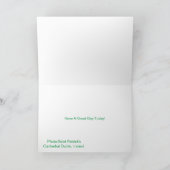 Iers afbeelding voor het wenskaart van Birthday Kaart (Binnen)