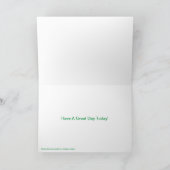 Iers afbeelding voor het wenskaart van Birthday Kaart (Binnen)