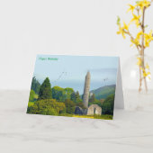 Iers afbeelding voor het wenskaart van Birthday Kaart (Gele Bloem)