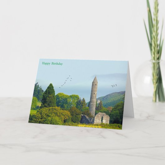 Iers afbeelding voor het wenskaart van Birthday Kaart (Voorkant)