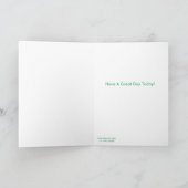 Iers afbeelding voor het wenskaart van Birthday Kaart (Binnen)