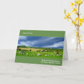 Iers afbeelding voor het wenskaart van Birthday Kaart (Gele Bloem)