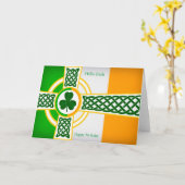 Iers afbeelding voor het wenskaart van Birthday Kaart (Gele Bloem)