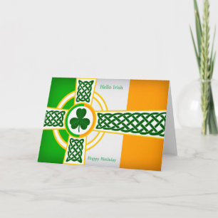 Iers afbeelding voor het wenskaart van Birthday Kaart