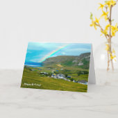 Iers afbeelding voor het wenskaart van de kaart (Gele Bloem)