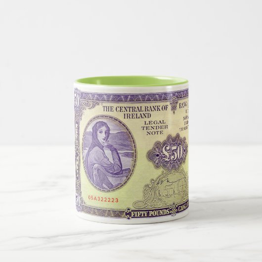 Iers afbeelding voor tweetonige Mok (Center)