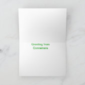 Iers Afbeelding wenskaart Kaart (Binnen)