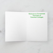 Iers Afbeelding wenskaart Kaart (Binnen)