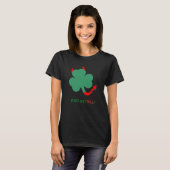 Iers als hel unieke Shamrock St. Pats Day T-shirt (Voorkant volledig)