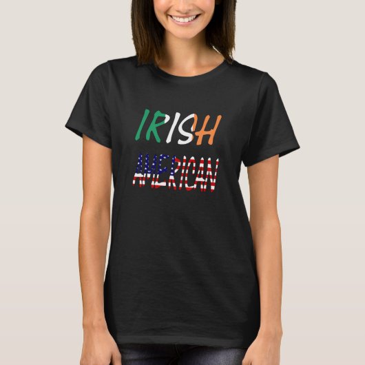 Iers Amerikaans accent T-shirt (Voorkant)
