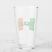 Iers-Amerikaans Chicago - St. Patrick's Day Glas (Achterkant)