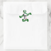 Iers Amerikaans drink team Ronde Sticker (Tas)