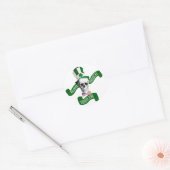 Iers Amerikaans drink team Ronde Sticker (Envelop)