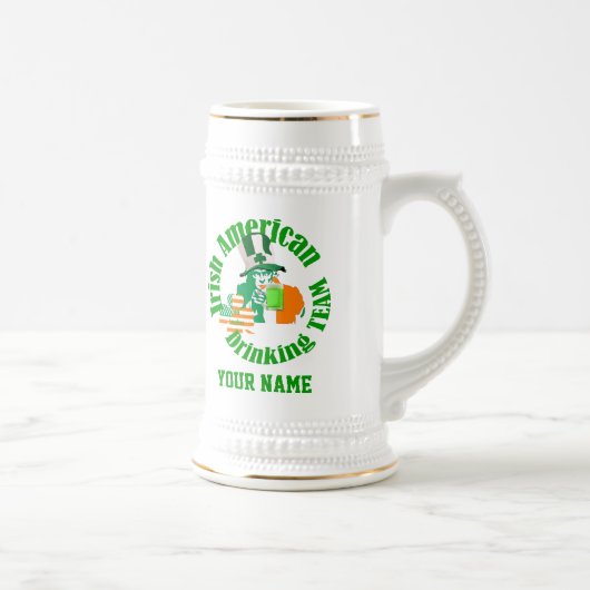 Iers Amerikaans drink team, St Patrick's day Bierpul (Rechts)