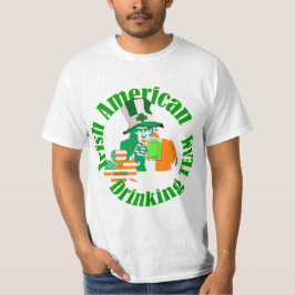 Iers Amerikaans drink team, St Patrick's day T-shirt