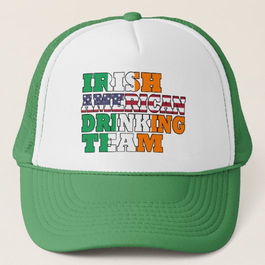 Iers Amerikaans drink team Trucker Pet (Voorkant)