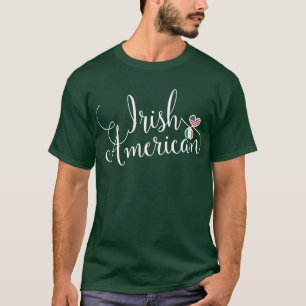 Iers-Amerikaans gejumeleerd hart T-Shirt