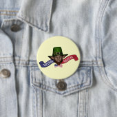 Iers Amerikaans grappig patriottisch Ronde Button 7,6 Cm (In situ)