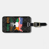 Iers-Amerikaans Label voor bagage Bagagelabel (Voorkant horizontaal)