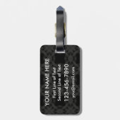 Iers-Amerikaans Label voor bagage Bagagelabel (Achterkant verticaal)