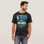 Iers Amerikaans Man Dual Citizen Pride T-shirt (Voorkant volledig)