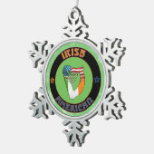 Iers-Amerikaans Ornament met kerstbomen (Rechts)