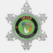 Iers-Amerikaans Ornament met kerstbomen (Voorkant)