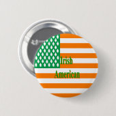 Iers Amerikaans Ronde Button 5,7 Cm (Voorkant /achterkant)