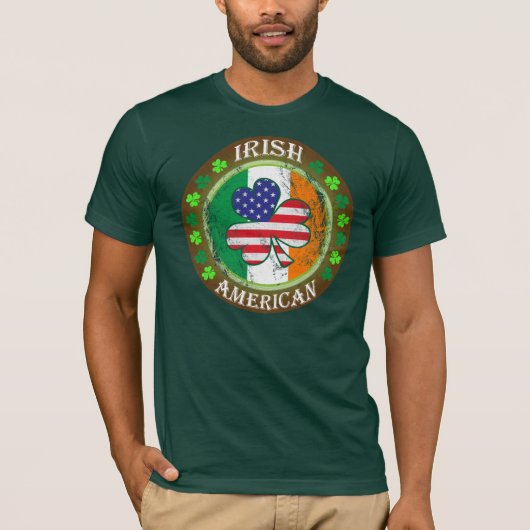 Iers Amerikaans T-shirt (Voorkant)