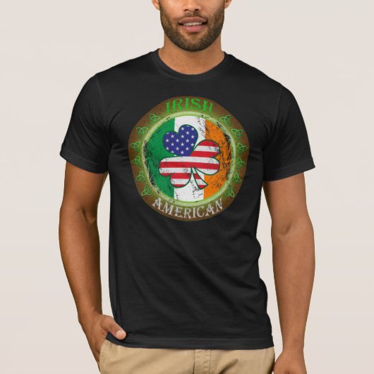 Iers Amerikaans T-shirt (Voorkant)