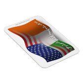 Iers-Amerikaanse golfvlag Magneet (Rechterzijde)