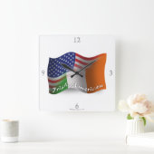 Iers-Amerikaanse golfvlag Vierkante Klok (Huis)