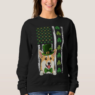 Iers - Amerikaanse vlag Ierland  Corgi St Patri Trui