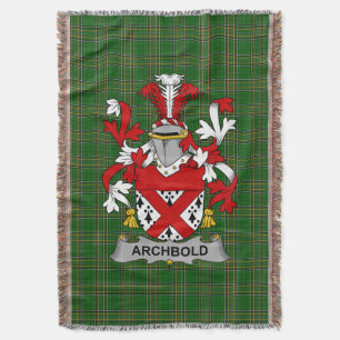 Iers Archbold Wapen Familie Crest Ierland Deken