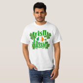 Iers Aussie patriottisch, St Patrick's day T-shirt (Voorkant volledig)