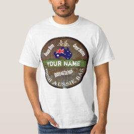 Iers Aussie pub-teken T-shirt